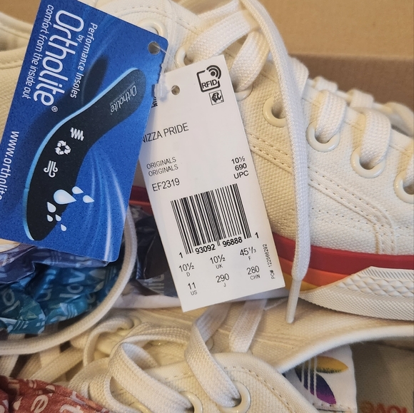 Brand New Adidas Nizza Pride Shoes - Picture 2 of 5